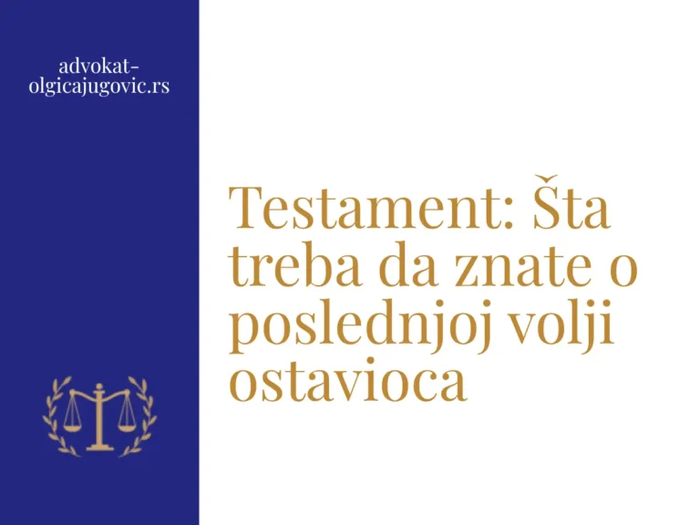 Vizual za blog objavu o testamentu.